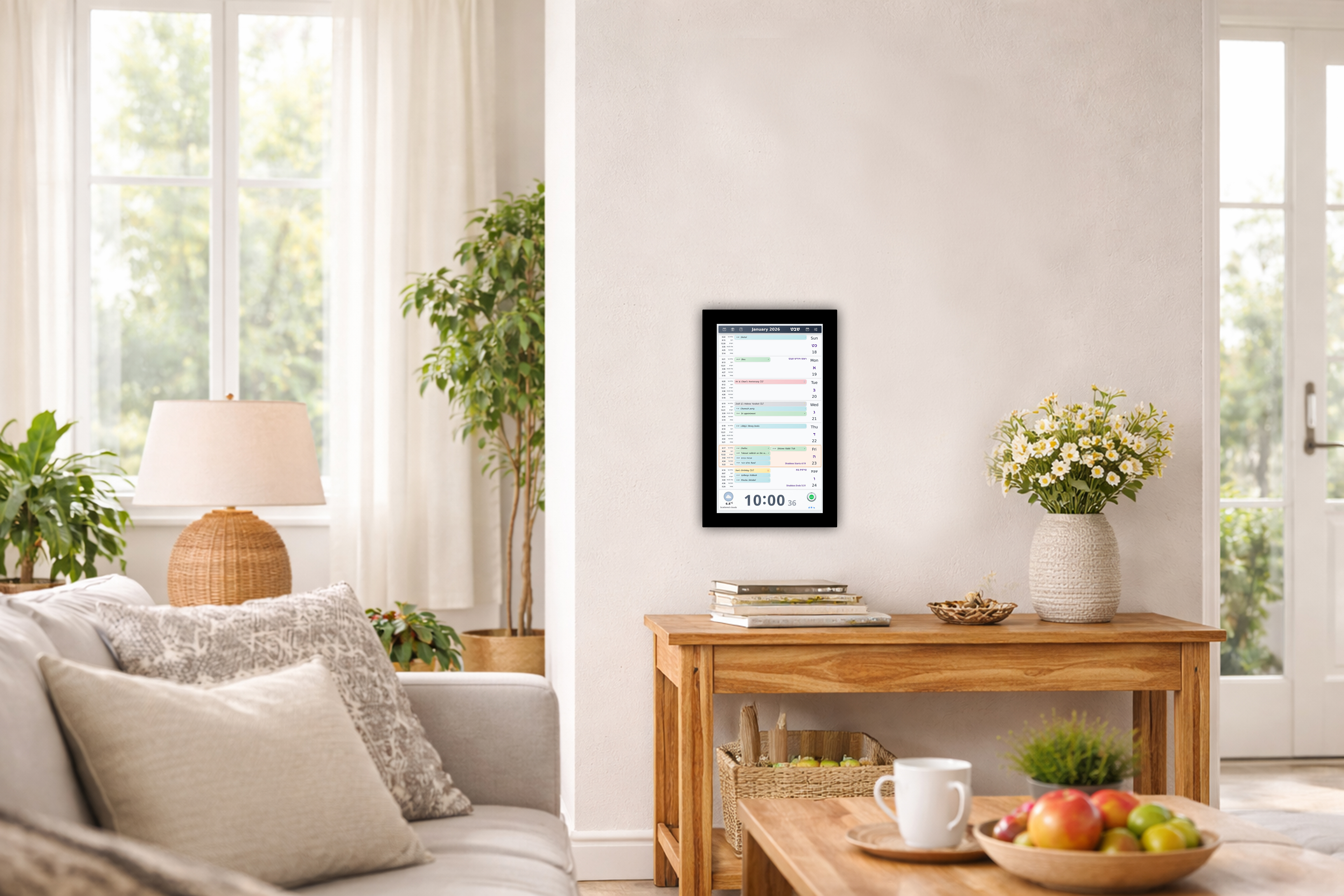 Modern display in the home